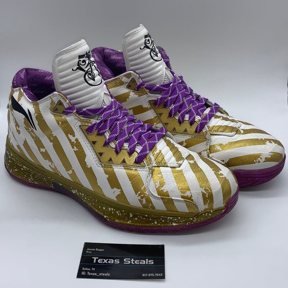 Way Of Wade 3 Dynasty Gold Purple - Picture 1 of 12